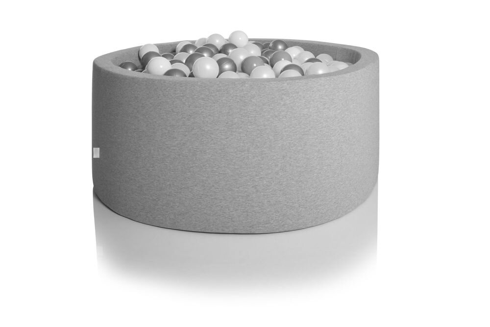 Boldbassin inkl. 200 bolde 90×40 Lys grå