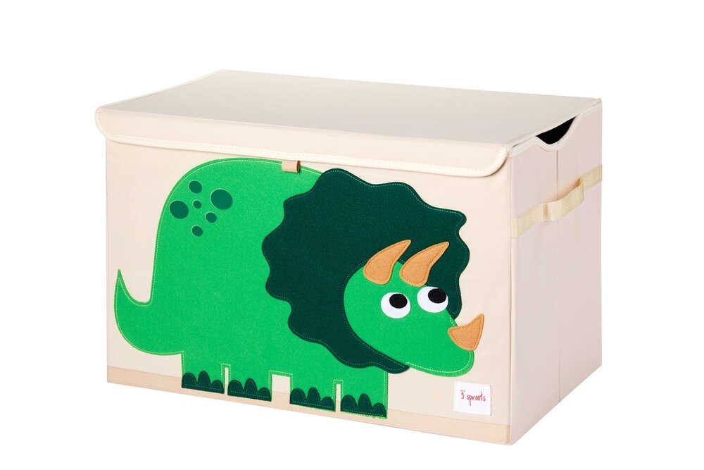 Opbevaringskasse med låg - Dinosaur