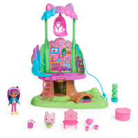 Dollhouse Kitty Fairy's Garden Treehouse