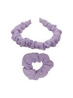 Ellie scrunchie hårbånd sæt - pastel lilac