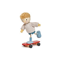 Dukkehusfigur - Edward og skateboard