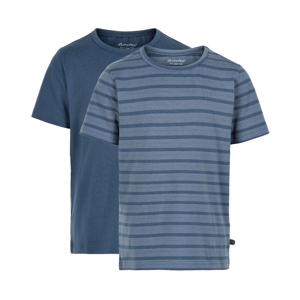 Basis T-shirt (2-pak) - 713 - 116