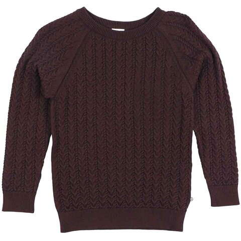 Knit cable sweater - 019141901