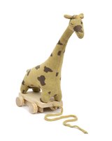 Træk giraf - gul/brun