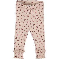 Berry leggings - Spa rose/Fig/Berry red