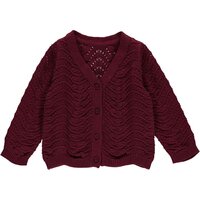 Knit needle out cardigan - Fig