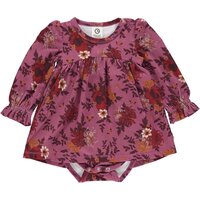 Bloomy langærmet kjole body - Boysenberry/Fig/Berry red