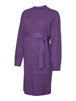 Svala langærmet kort kjole - amaranth purple
