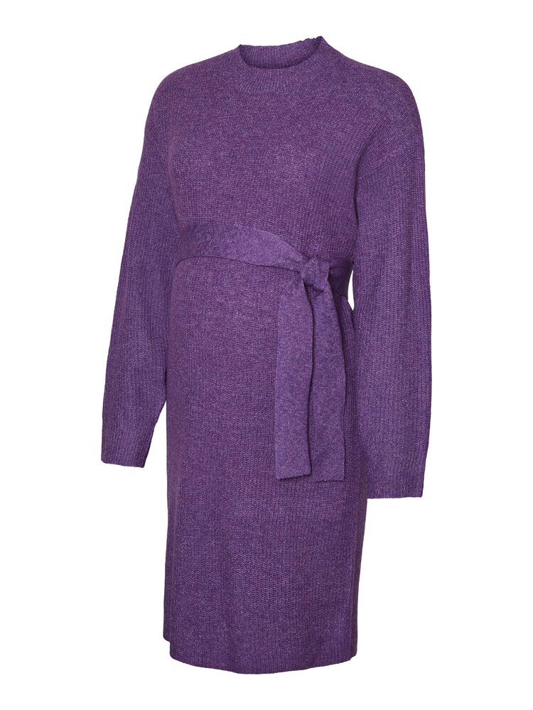 Svala langærmet kort kjole - amaranth purple - S