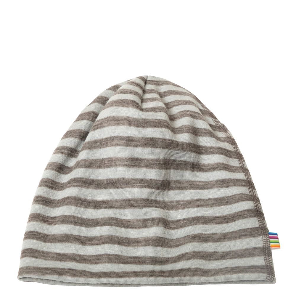 Hat, dobbelt lags - Mint Stripe - 50 CM
