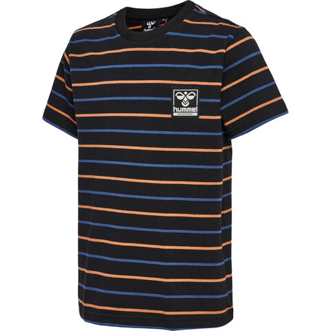 Stripe t-shirt kortærmet - BLACK