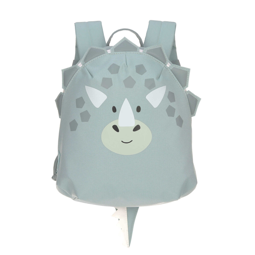 Lässig Lille rygsæk med dyremotiv - lyseblå dino