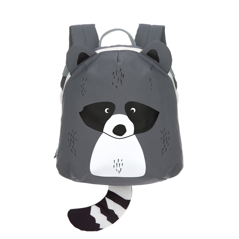Lässig Lille rygsæk med dyremotiv - vaskebjørn