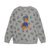 Sweatshirt langærmet - Light Grey Melange