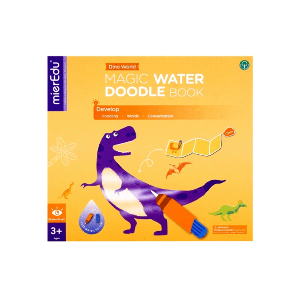 MIEREDU Mal med vand malebog - Dinosaurer