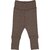 Woolly bukser med foldbare fødder - Walnut melange