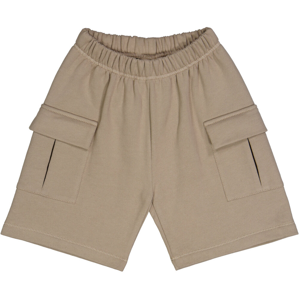 Sweat cargo shorts - Cashew - 122
