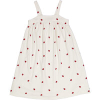 Ladybird kjole - Balsam cream/Apple red/Night blue
