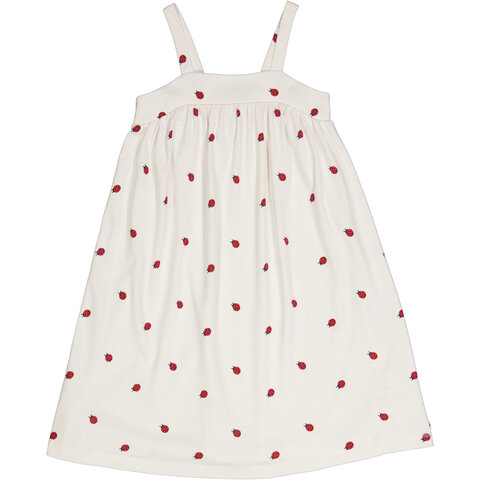 Ladybird kjole - Balsam cream/Apple red/Night blue