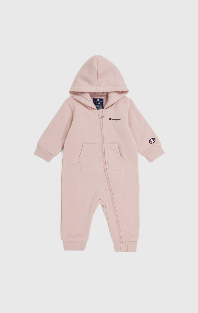 Champion Hooded Rompers - Pale Hauve 9-12 MDR.