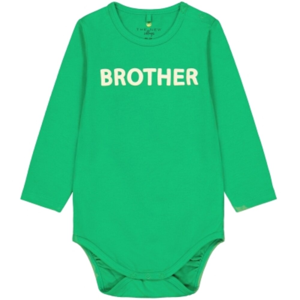 Brother langærmet Body - Bright Green - 80