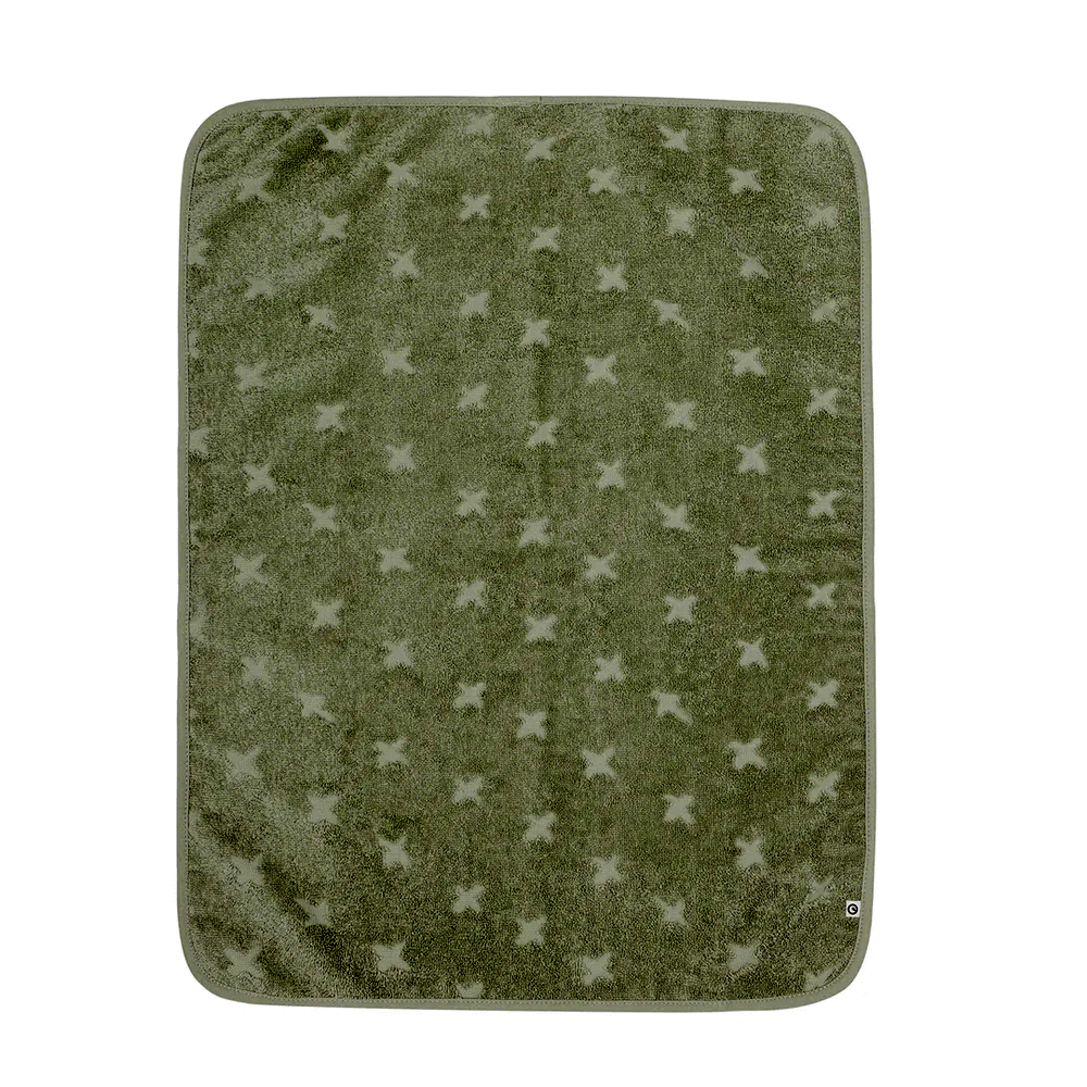 Håndklæde til puslepude – desert green 50×65