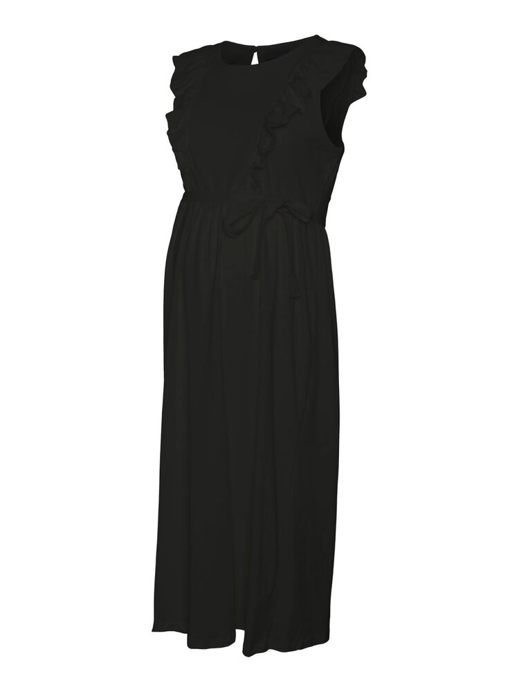 Erica mary midi kjole - Black - XL