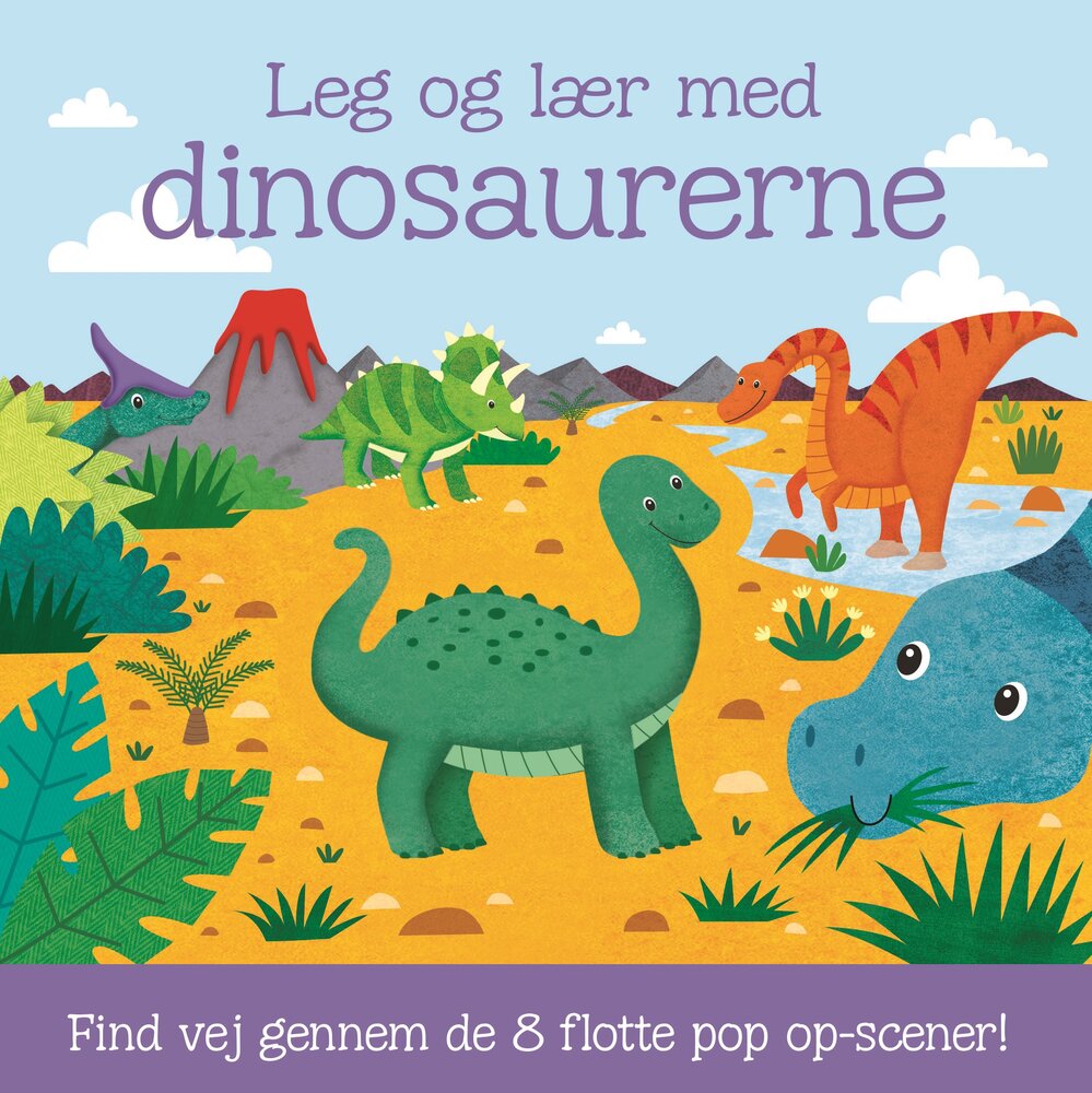 Carlsen Leg og Lær med Dinosaurerne Pop-up
