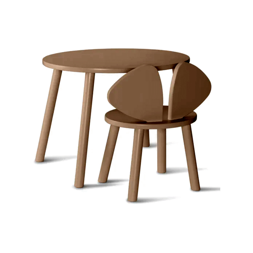 NOFRED Mouse sæt af stol og bord - Beige