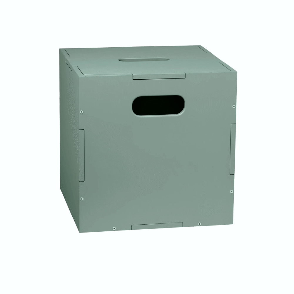 Cube Opbevaringskasse - Oliven Grøn