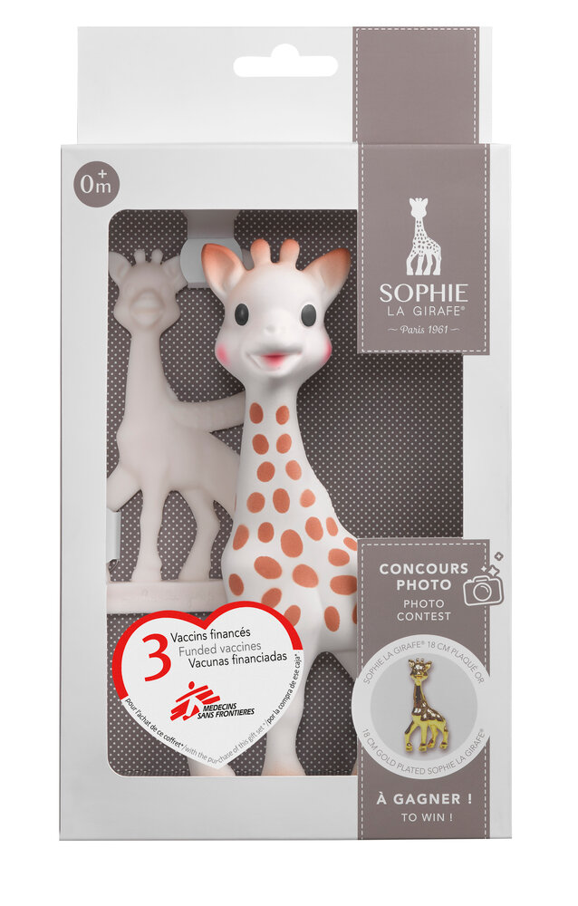 Sophie la Girafe Giraf Gaveæske med Bidering