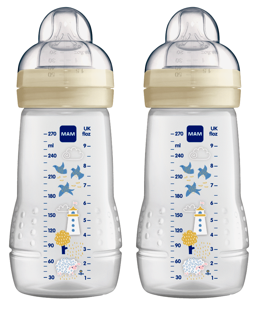 MAM Baby Bottle 270 Ml, 2-Pak