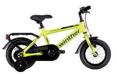 Winther Legecykel 12" m/ støttehjul - grøn