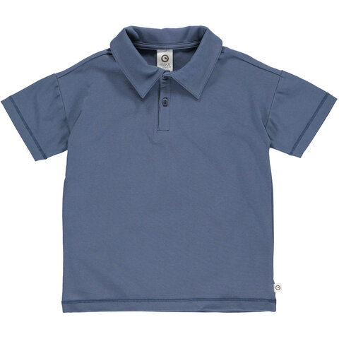 Cozy me collar T-shirt - Indigo