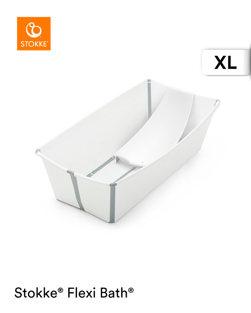 Flexi Bath XL inkl. newborn support  hvid