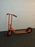 Faurholt løbehjul m/ faste hjul - orange 4-6 år