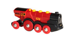 Stort, rødt lokomotiv, B/O - FSC®