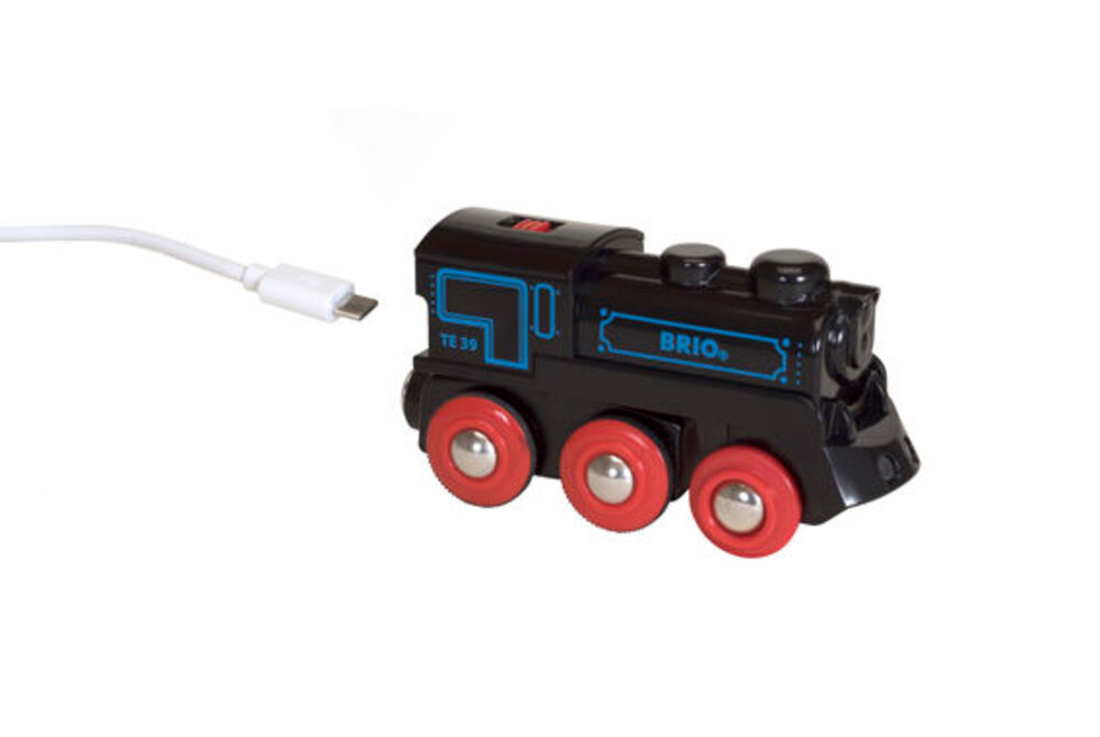 Genopladeligt lokomotiv m/mini USBkabel