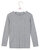 Langærmet T-Shirt  - Grey Melange