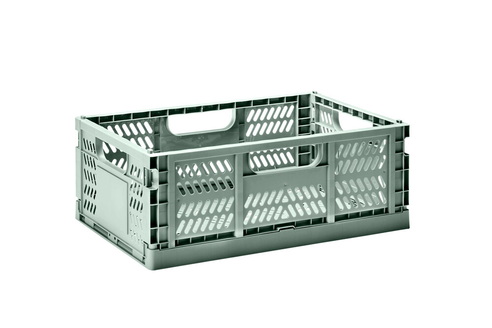 Billede af Modern Folding Crate - Large - Green