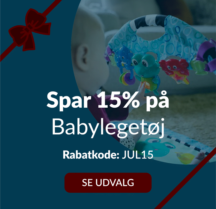 Spar 15% på babylegetøj
