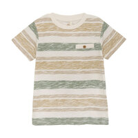 T-shirt kortærmet Stripe - Sea Spray