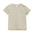 T-shirt kortærmet Stripes - Eggnog