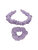 Ellie scrunchie hårbånd sæt - pastel lilac