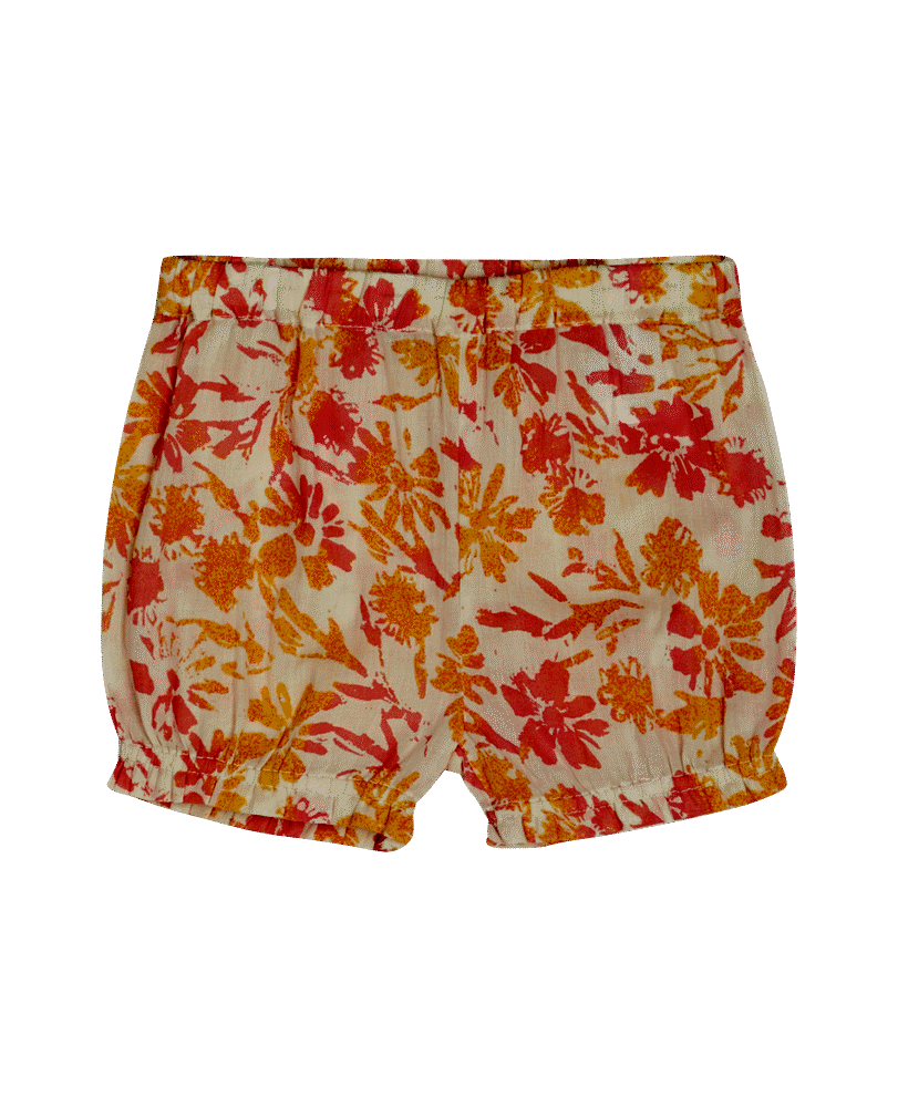 Emili shorts - Print Offwhite/Rose/Yellow - 80