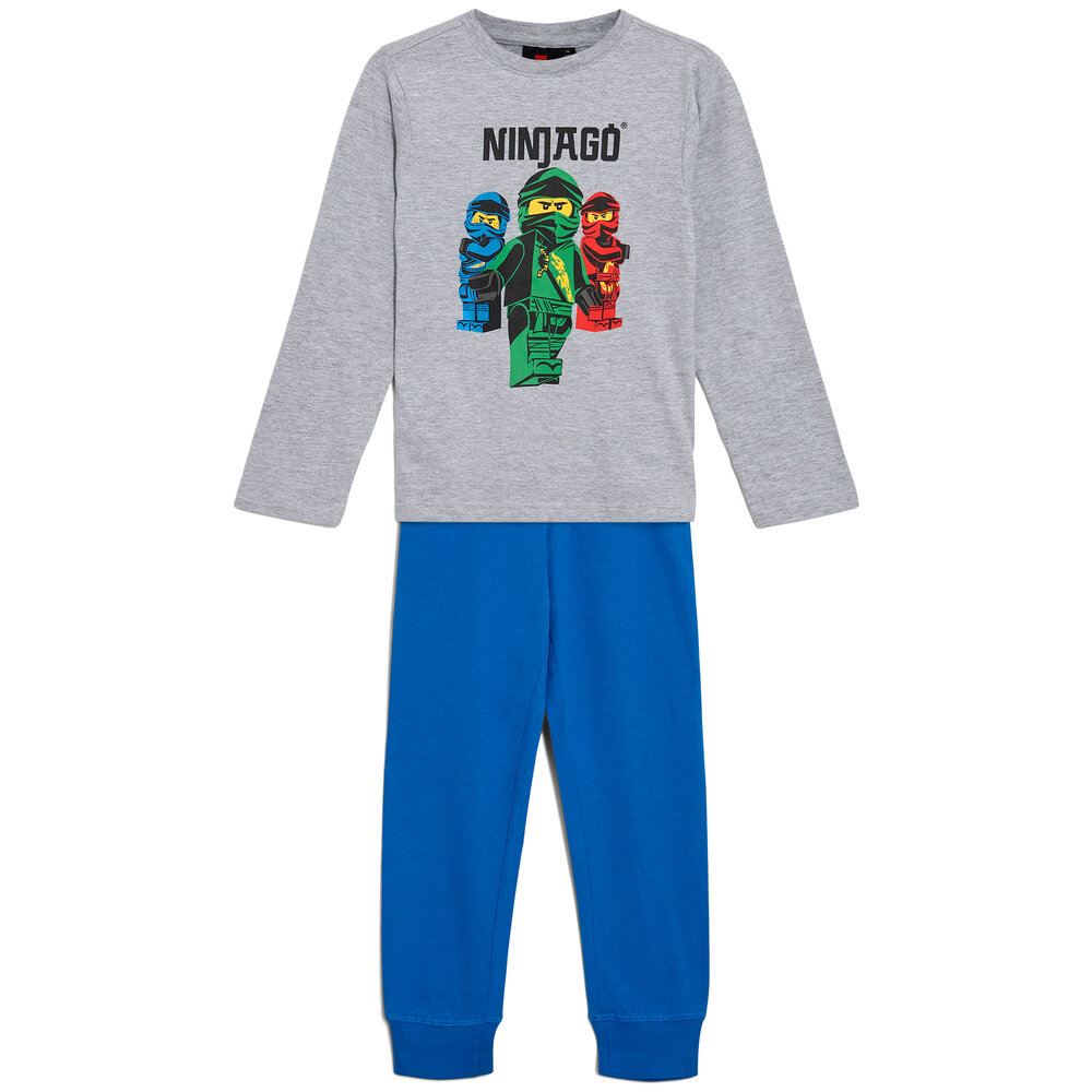 LEGO Kidswear Ninjago ARIS 101 Pyjamas - Grey Melange 122