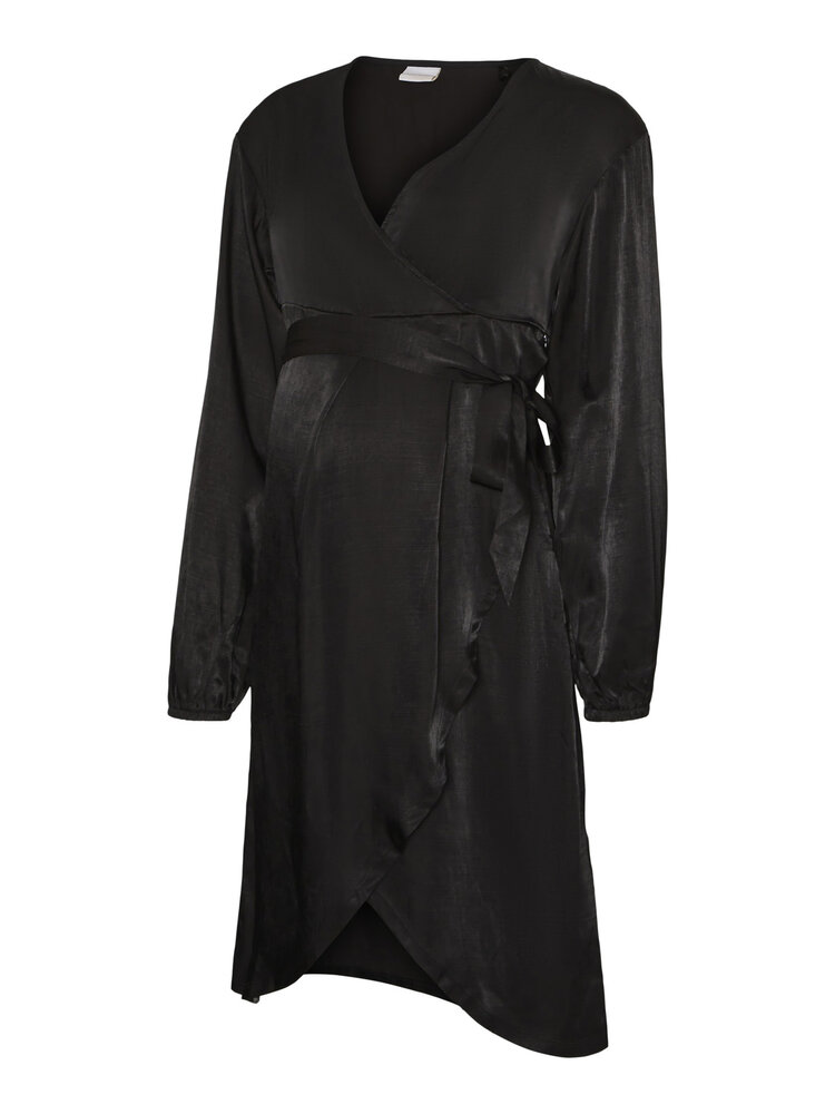 Mirabel langærmet kjole - BLACK - M