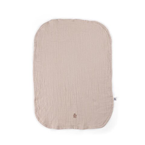 Pusleunderlag 2 stk., musselin - seabreeze beige