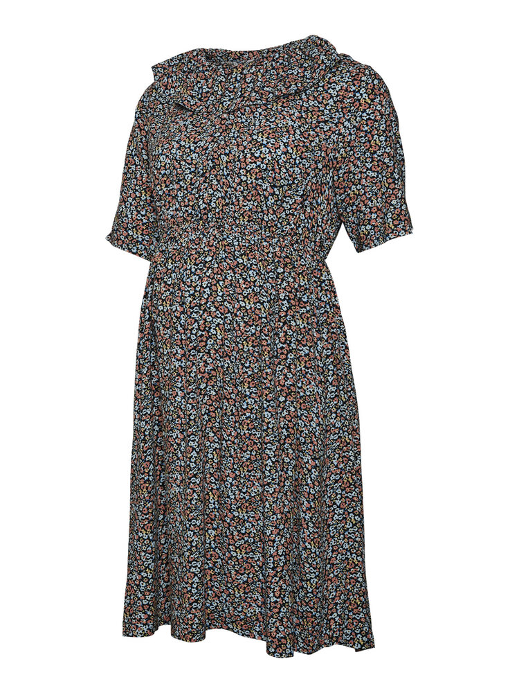 Lyla 2/4  kjole - BLUEBERRY - XL