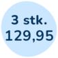 3 stk. 129,95